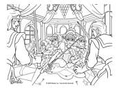 coloriage barbie et les 3 mousquetaires dans la bataille